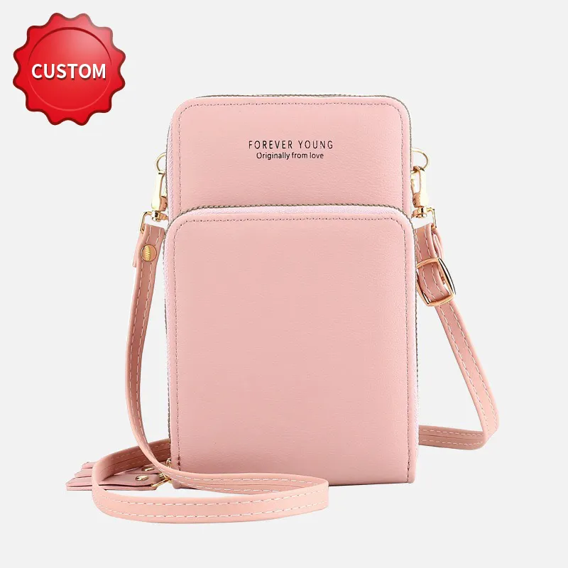 Femmes Crossbody Cell Phone Purse Wallet Pouch Handbag Case Shoulder Bag women wallet leather Cell Phone Bag