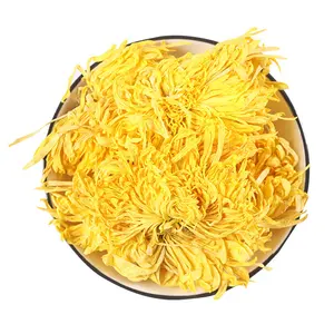 Jin Si Huang Ju té de hierbas chinas de té de crisantemo natural secado floreciente crisantemo de seda dorada para té