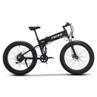 Vélo de montagne électrique pliable pour adultes à pneus larges, double moteur, moteur sans balais, sport, Burchda R5 Pro 48V30Ah 26" 4.0 7 vitesses hydrauliques