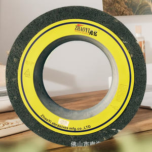 Meule en carbure de silicium noir céramique de haute qualité, personnalisable en usine pour le meulage de l'acier dur, du caoutchouc et du cuivre à gros pores - Product Image 2