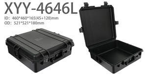 Draagbare kunststof gereedschapskist, instrumentenkoffer, veiligheidsbeschermingskoffer, schokbestendig, vochtbestendig, waterdichte koffer XXY-4636T - Product Image 4