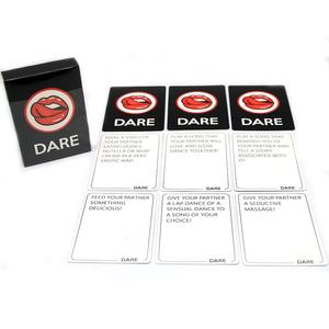 Vente chaude parler flirt oser cartes à jouer jeu dés jouets sexuels papier poker cartes adultes jouer à des jeux de cartes - Product Image 6