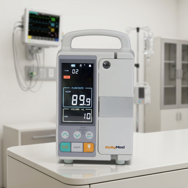 Factory Direct Supply Portable Medical Plastic Electric Human Infusion Pump for Vet
