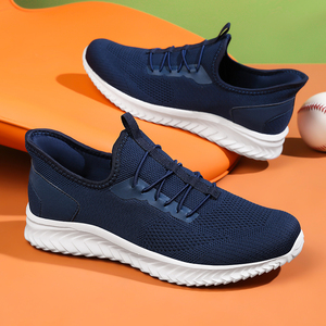 <strong>Men's</strong> Lightweight Mesh Casual Sneakers Breathable Walking Style Shoes Slip-on Comfort Sock <strong>Trainers</strong> <strong>for</strong> Sports Fitness Training - Product Image 2