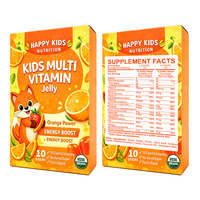 Multivitamines en gelée pour enfants, favorise une croissance saine, renforce l'immunité, saveur fruitée délicieuse, facile à mâcher pour les enfants
