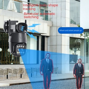 Caméra de <span class=keywords><strong>surveillance</strong></span> WIFI sans fil transfrontalière, machine à boules HD extérieure, <span class=keywords><strong>haut</strong></span>-<span class=keywords><strong>parleur</strong></span>, moniteur à lentille binoculaire à distance - Product Image 4
