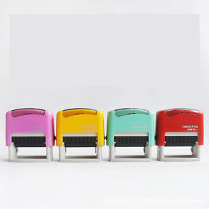 Vente en gros de vêtements pour enfants <span class=keywords><strong>Tampon</strong></span> auto-encreur en plastique pour godet d'approvisionnement d'usine Joint rabattable Conception d'encre d'inversion pour <span class=keywords><strong>textile</strong></span> à des prix abordables - Product Image 4