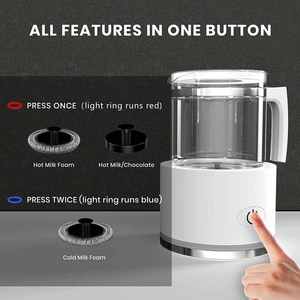 Mousseur à lait en gros Chauffe-café électrique chaud ou froid Cuiseur vapeur Machine à mousse automatique pour boisson Macchiato Chocolat - Product Image 3