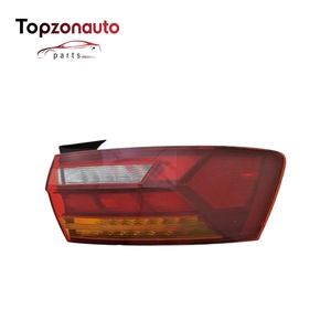 Topzonauto LED Taillight Factory Rear Brake Lamp for Volkswagen Jetta 2019-2021 OE 166-99131XR 17A945096A 191275735022 <strong>Red</strong> Lens - Product Image 1