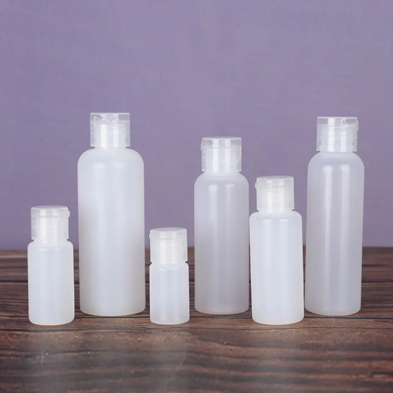 フリップキャップ付きPEプラスチックボトル10ml 20ml 30ml 50ml 60ml100mlソフトPEプラスチックスクイーズボトル