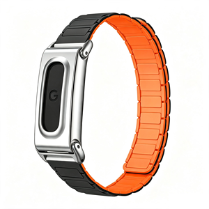 Correa de Reloj Magnética de Silicona para <span class=keywords><strong>Fitbit</strong></span> Air, Sin Hebilla, Bicolor y de Color Sólido, Correa de Repuesto Deportiva para Muñeca - Product Image 3