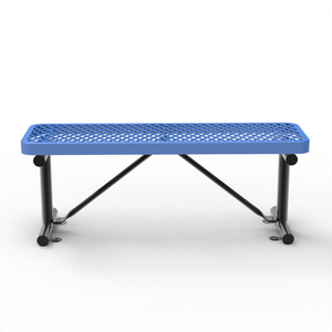 Modern Outdoor Expandable <strong>Metal</strong> 48-Inch <strong>Bench</strong> Hot-Dip Galvanized Iron Commercial Hospital School &amp; Park Use Durable - Product Image 3