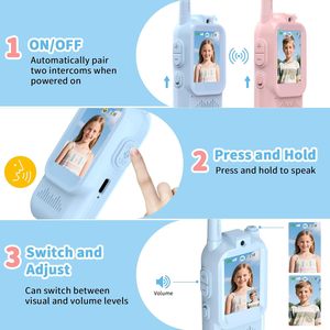 Talkies-walkies BlueFire pour enfants avec écran vidéo, radios jouets avec appariement vocal un à un, longue portée, cadeaux d'anniversaire - Product Image 4