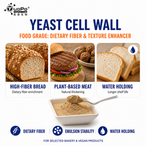 Poudre de paroi cellulaire de levure de haute qualité contenant du <span class=keywords><strong>mannan</strong></span> pour la fortification en fibres alimentaires dans les recettes de plats végétaux - Product Image 5