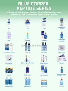 EKBER OEM/ODMコラーゲンブーストアンチエイジングセラムGHK-Cuスキンソリューションフェイスエッセンス3ml 5ml 10個ブルー銅ペプチド血清 - Product Image 6