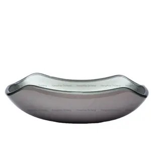 실버 컬러 유리 그릇 현대 간단한 독특한 저렴한 도매 욕실 세면대