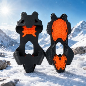 Tacchette Antiscivolo Invernali per Scarpe, Ramponi Durevoli, Catene da Neve per Escursionismo, Arrampicata, Sport all'Aperto e Rafting - Product Image 1