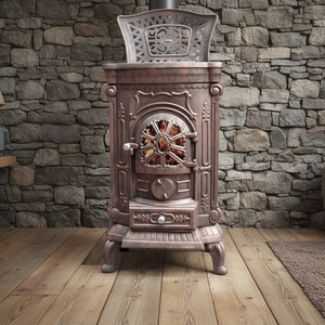 <span class=keywords><strong>Poêle</strong></span> à <span class=keywords><strong>bois</strong></span> traditionnel occidental en fonte pour la cuisson <span class=keywords><strong>et</strong></span> le chauffage du salon - Product Image 1