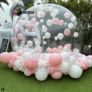 Rumah Gelembung Tiup Modern Diameter 10 kaki dan Terowongan Panjang 6 kaki untuk Balon Pesta, Hiburan, Dijual untuk Komersial - Product Image 4