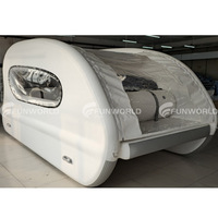 Nouveau design de rafting en eau vive Point de chute Pvc Bateau flottant électrique gonflable Maison Bateau