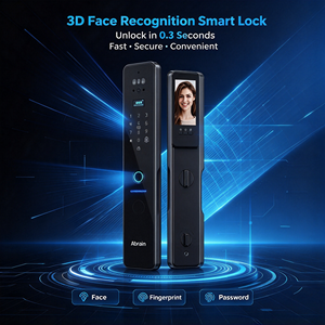 3D Face Recognition <strong>Camera</strong> Video Intercom Screen Biometric Fingerprint Touch Keypad Home Stainless Steel Smart <strong>Lock</strong> - Product Image 4