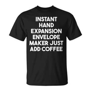 Máquina instantánea para hacer sobres expandibles, solo agrega café, camiseta - Product Image 2