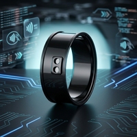 Gesundheitsüberwachungs-Smartring-Gehäuse Leeres Keramikgehäuse für Sensorchip-Installation Tragbares Gerätegehäuse RFID-Zahlungsring