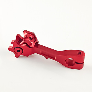 Levier de frein de moto Qiangye CNC rouge pour tous les modèles - Product Image 3