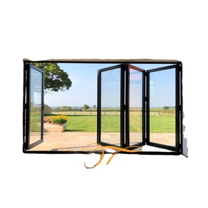 Portes pliantes françaises Lukliving Big View, finition, double vitrage, portes pliantes intérieures en Chine - Product Image 1