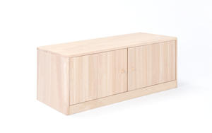 Armoire de plancher en bois massif pour le stockage de la chambre des enfants porte plate avec <span class=keywords><strong>baie</strong></span> <span class=keywords><strong>vitrée</strong></span> TV peut être utilisé pour le stockage des aliments - Product Image 4