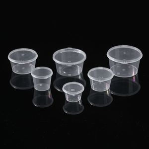 Pp Material Clear Sauce Cups Lids Disposable Recyclable <b>Freezer</b> Microwave Safe Leak Proof Restaurant Home Use Custom Logo - Product Image 2