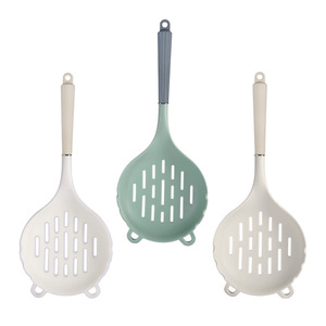 Silicone <b>Strainer</b> Long Handle Food Grade Non Stick For Noodles Dumplings Wontons Heat Resistant Kitchen <b>Colander</b> - Product Image 3