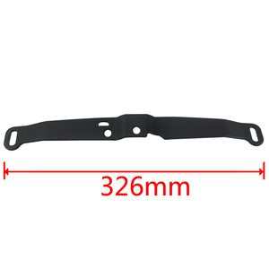 Poyracing Dual Horn <b>Bracket</b> For 2008-2014 Subaru WrX Sti <b>Black</b> Iron Mounting <b>Bracket</b> With Hardware Kit - Product Image 2