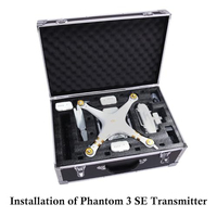 Boîtier en aluminium étanche à la poussière pour DJI Phantom 3 Standard SE