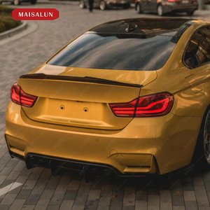 PSM Style <strong>Carbon</strong> <strong>Fiber</strong> Rear <strong>Spoiler</strong> for BMW 3 Series F30 F80 M3 Tail Wing Position on Rear Bumper - Product Image 4