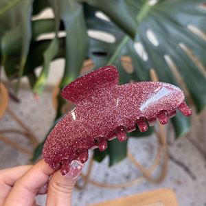 Xixing กิ๊บหนีบผมมีกลิตเตอร์7ซี่หนา10ซม. กิ๊บหนีบผมอะคริลิค - Product Image 5