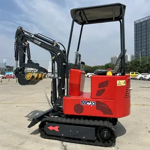 CE EPA ekskavator Mini Backhoe penggali mikro perayap kecil rel hidrolik 1,8 ton 2ton dengan sekop