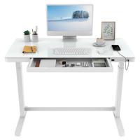 Table élévatrice électrique de bureau, verre de jeu, Table élévatrice réglable pour ordinateur de bureau