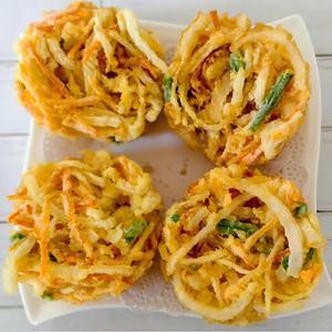 Pancake di verdure fritte surgelate <span class=keywords><strong>sano</strong></span> e delizioso 70g * 60*3 confezioni-18C marchio di stoccaggio Kasyoku - Product Image 4