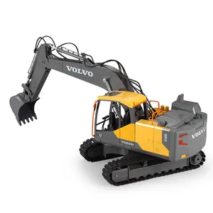 带订购迷你挖掘机RC电动挖掘机模型工程挖掘玩具的免费礼品