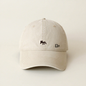 Gorra de Béisbol de Algodón con Rayas Étnicas, Estilo Vintage, Color Sólido, Bordado de Perro, Hojas, Leopardo, Letras, Deportiva - Product Image 6