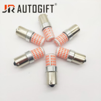 Feux stroboscopiques automatiques 12V 24V pour camion, 1156 BA15S 1157 BAY15D, lampe stroboscopique rouge, ampoule LED 72SMD, feu de freinage, clignotant, feu arrière