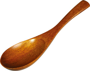 [Modelo de sobremesa independiente] Madera natural, cuchara de arroz de madera lacada, 15 × 4 cm |   Para platos calientes, arroz con leche, ramen; Restau - Product Image 1