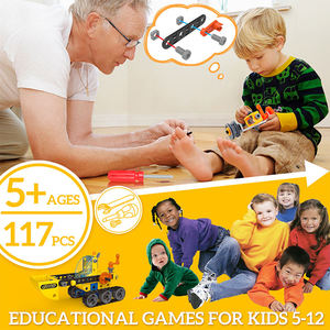 Ensemble de construction STEM 6 en 1 de 117 pièces, camion de chantier, jouet d'ingénierie, kit de construction DIY, développement de la motricité fine, cadeau pour enfants - Product Image 5