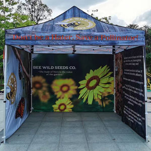 Tente Oxford imperméable, ignifuge et écologique aux couleurs vibrantes, facile à installer, en tissu à transfert thermique pour les sites de réception intérieurs/extérieurs - Product Image 4