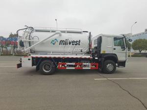 Camion de dragage multifonctionnel, châssis Howo 4×2, débouchage rapide des canalisations pour l'Afrique, l'Europe et le Moyen-Orient - Product Image 3