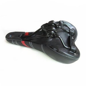 <span class=keywords><strong>Selle</strong></span> Confortable en Forme de Pêche <span class=keywords><strong>pour</strong></span> Vélo VTT, Coussin de <span class=keywords><strong>Selle</strong></span> Rembourré Doux, Conception Dead Fly, Sac d'Accessoires Pratique Inclus - Product Image 4