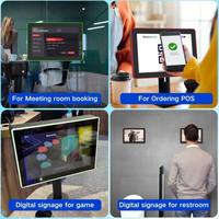 Venta al por mayor 10,1 pulgadas Nfc Rfid Android 11 Touch Tablet Poe cuatro lados con luz Tablet 10 puntos táctil capacitiva