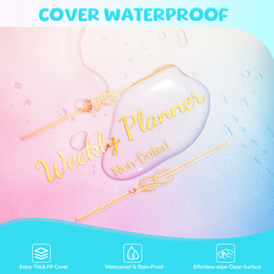 国境を越えた在庫ありの週間プランナーノートブック<span class=keywords><strong>100</strong></span>枚スパイラル製本印刷済みセルフフィルスケジュールブックジャーナル卸売 - Product Image 6