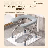 Siège de toilette pliable traditionnel pour femmes enceintes, personnes âgées, usage domestique, conversion accroupissement-sidération, tabouret de toilette portable mobile